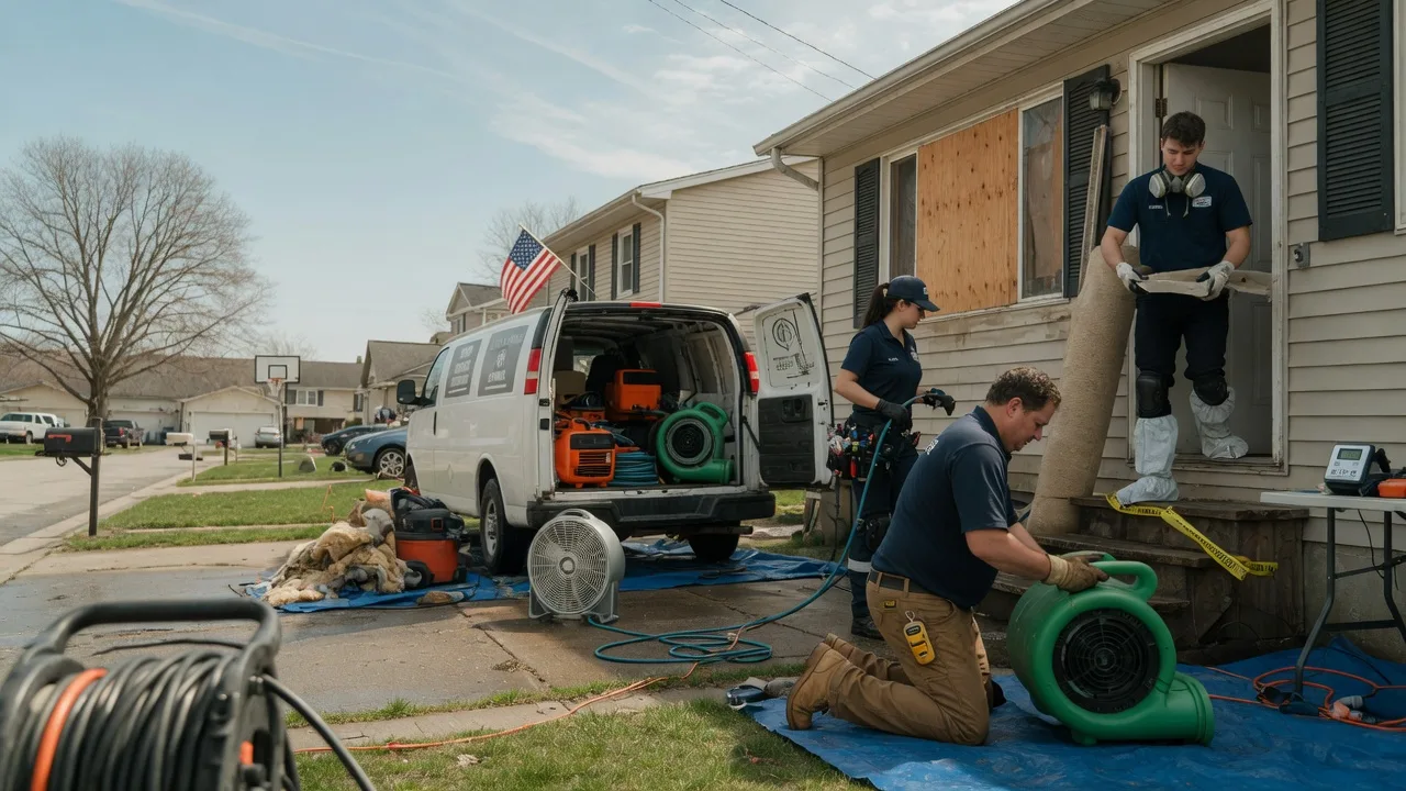 Water Damage Restoration in South Range, MI near me